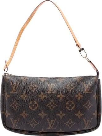 Louis Vuitton Pre-owned Shoulder Bags, female, Brown, Size: ONE SIZE Pre-owned Pochette Accessoires