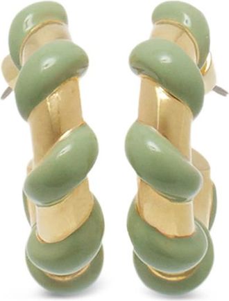 Lanvin Twist Hoop Earrings