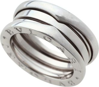 Bulgari White Gold White Gold (18K) Band Ring (Pre-Owned)