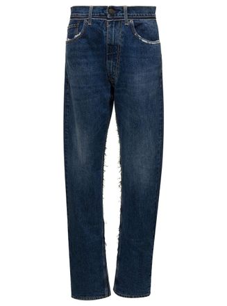 Maison Margiela Blue High-waisted Jeans