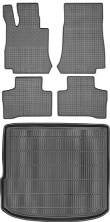 OEM Juego De Alfombrillas De Goma Para Coche Y Alfombrilla Para Maletero Para Mercedes Glc X253 Coup&eacute; (a Partir De 2015)