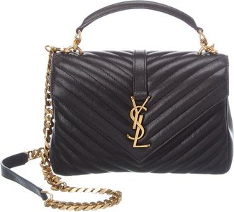 Saint Laurent College Medium Leather Shoulder Bag