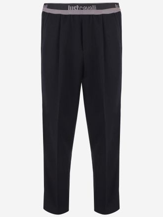 Just Cavalli broek van stretchviscosemix