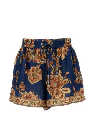Zimmermann Shorts in seta stampata Zimmermann Aster