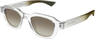 Saint Laurent unisex, Accessoires, Grijs, Maat: 48 MM