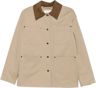 Joseph Katoenen Blend Jas - Dames - Zomerjassen - Beige - XS - Katoen - Jassen