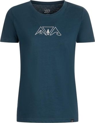 2117 of Sweden Apelviken T-Shirt Print T-Shirt f&uuml;r Damen | blau