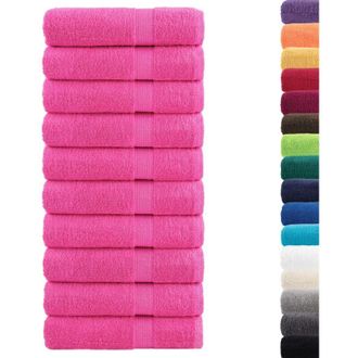 vidaXL Toallas De Ba&ntilde;o Solund 10 Unidades 100x150 Cm 600 Gsm Vidaxl