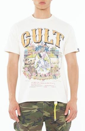 Cult of Individuality Logo Graphic T-Shirt in Winter White at Nordstrom Rack, Size X-Small