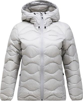 Peak Performance Womens Helium Down Hood Jacket Gray XS