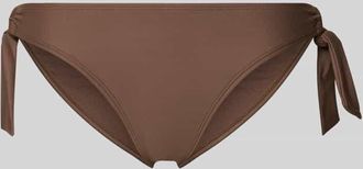 Barts Slim Fit Bikini-Hose mit Logo-Detail Modell Kelli in Mittelbraun, Gr&ouml;&szlig;e 36