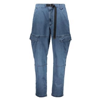 Diesel Loose-fit Jeans, male, Blue, Size: W32 Blue denim pants with a high waist, comfortable