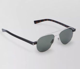Saint Laurent sl 843 aviator acetate sunglasses