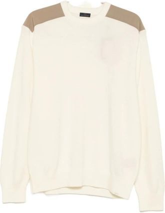 Paul & Shark Jumper Paul & Shark - male - Paul & Shark - Round-neck Knitwear - Beige - 3XL - Knitwear