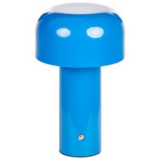 Beliani Beliani - L&aacute;mpara De Mesa Moderna Hierro Interior Exterior Azul Besos