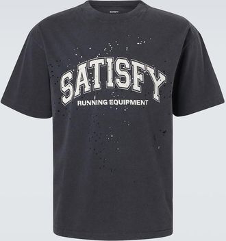 SATISFY MothTech printed cotton jersey T-Shirt