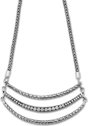 Samuel B. Sterling Silver Triple Bar Frontal Necklace at Nordstrom Rack