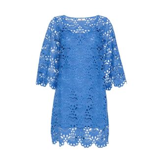 Twinset Short Dresses, female, Blue, Size: L Twinset UB Dresses