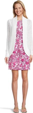 Lilly Pulitzer Amalie Cardigan Womens Sweater Resort White : XXS, Polyester/Viscose