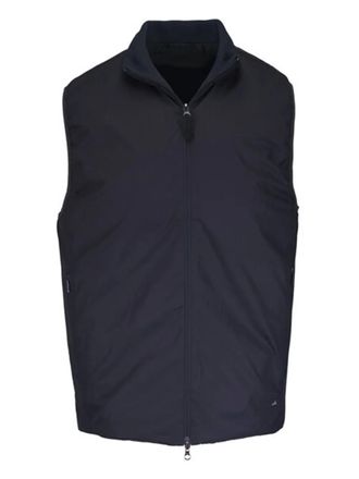 Wahts Collon zip sleeveless vest - men - Polyester - M - Blue