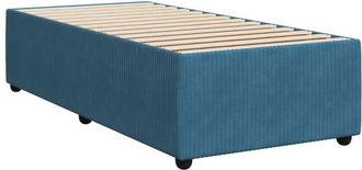 vidaXL Estructura De Cama De Terciopelo Azul 100x200 Cm Vidaxl