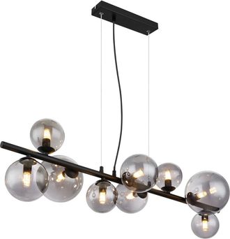 Globo Lighting L&aacute;mpara Colgante - Riha - Negro - Vidrio - Gran L&aacute;mpara