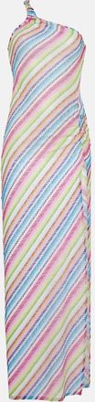 Missoni Zigzag one-shoulder beach dress