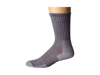Thorlos Ultra Light Hiking Crew Single Pair Crew Cut Socks Shoes Quarry Grey : MD (Mens Shoe 5.5-8.5 - Womens Shoe 6.5-10), Nylon/Spandex