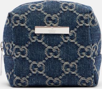 Gucci Gucci Essence Classic Mini denim makeup bag
