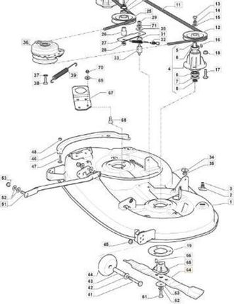 OEM Juego De 2 Cuchillas Mulching Tractor Stiga - Ggp - 1134-9231-01