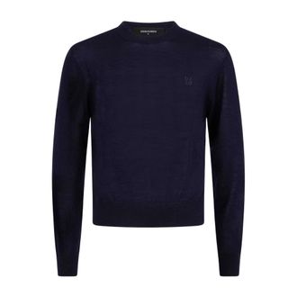 Dsquared2 Heren, Truien, Blauw, Maat: S Wol