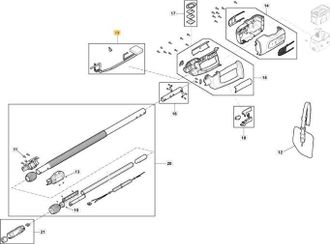 STIGA Sports Pcb Y Comp. El&eacute;ctrica. Mh-mp 700 Li 48 Original Stiga - 118811253/0