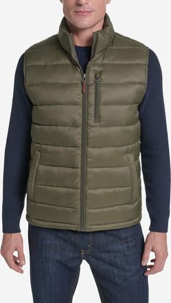 Cole Haan Mens Nylon Puffer Vest - Green Size Medium