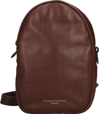 Gianni Chiarini Mini Leren Rugzak - Dames - Schoudertassen - Bruin - ONE Size - Leer - Tassen