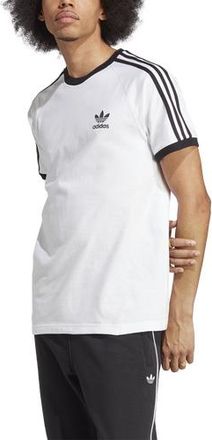 adidas Mens adidas Originals Adicolor Classics 3-Stripes T-Shirt - White/Black Size XXL