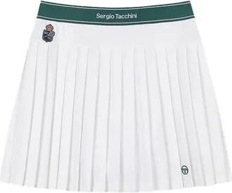 Sergio Tacchini MC Scratch Staff Pleated Skirt in Off White at Nordstrom, Size Medium