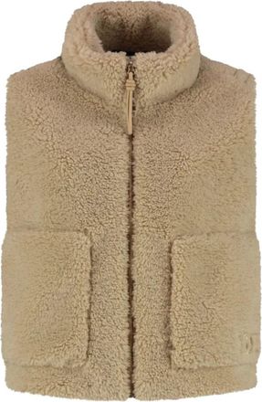 Deblon Sports Laila Bodywarmer - Dames - Sport - Beige - Maat: M Fleece