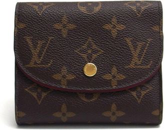 Louis Vuitton Monogram Fuchsia Pink Monogram Monogram Wallet (Tri-Fold) (Pre-Owned)