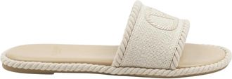 Valentino Slippers - Dames - Sandalen - Beige - 36 1/2 EU - Schoenen