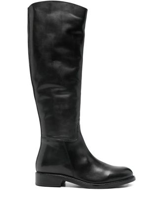 Métisse side-zip knee-high boots - Nero