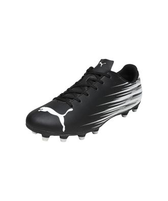Puma Mens ATTACANTO II FG/AG Soccer Shoe, Black White, 10.5 UK