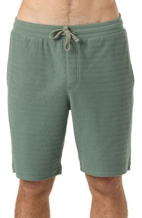 O'Neill Bavaro Herringbone Drawstring Shorts in Sage at Nordstrom, Size Xx-Large