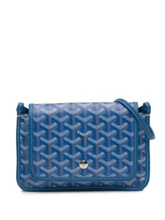 Goyard 2025 Goyardine Plumet Pocket Wallet crossbodytas - Blauw