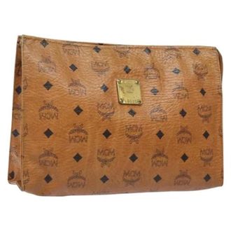 MCM Clutch Bag Pre-owned - - Pre-owned - Donna - Marrone - ONE SIZE