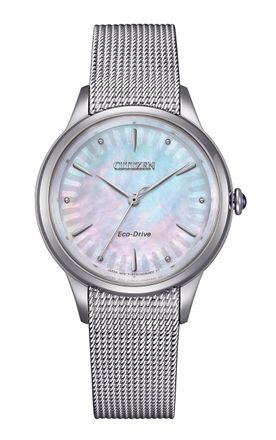 Citizen L Series Dames Zilveren Horloge EM1150-86D