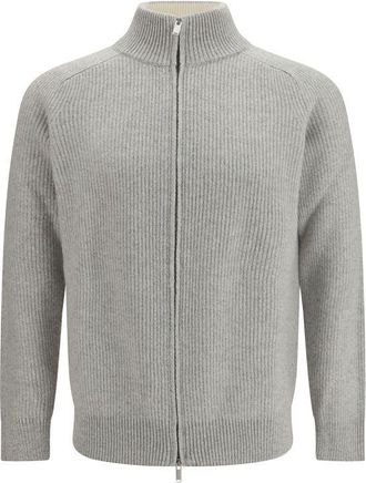Lardini Gray Wool Oves Aries Mens Sweatshirt