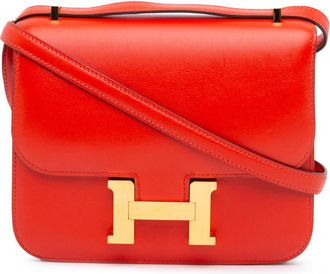 Herm&egrave;s Red Mini Tadelakt Constance 18