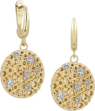 I.Reiss Company 14K 0.35 Ct. Tw. Diamond Filigree Earrings