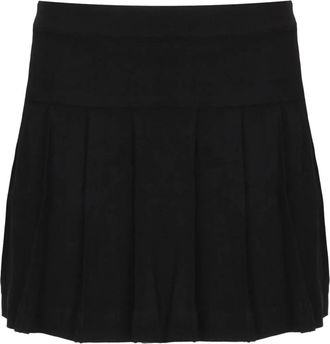 Palm Angels Mini Rok in Trendy Stijl - Dames - Korte rokken - Zwart - M - Rokken