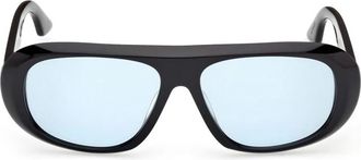 GCDS Sunglasses, unisex, Black, Size: 56 MM Giuliano Sunglasses